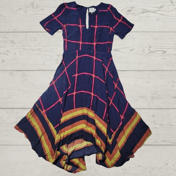 Anthropologie HD in Paris Striped Pane Midi Dress - Picture 2 of 8